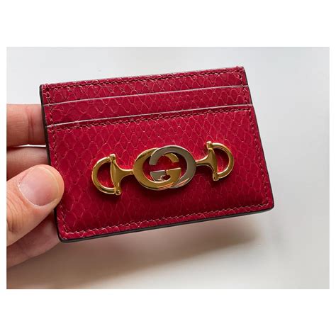 gucci zumi card holder|gucci card holder men's selfridges.